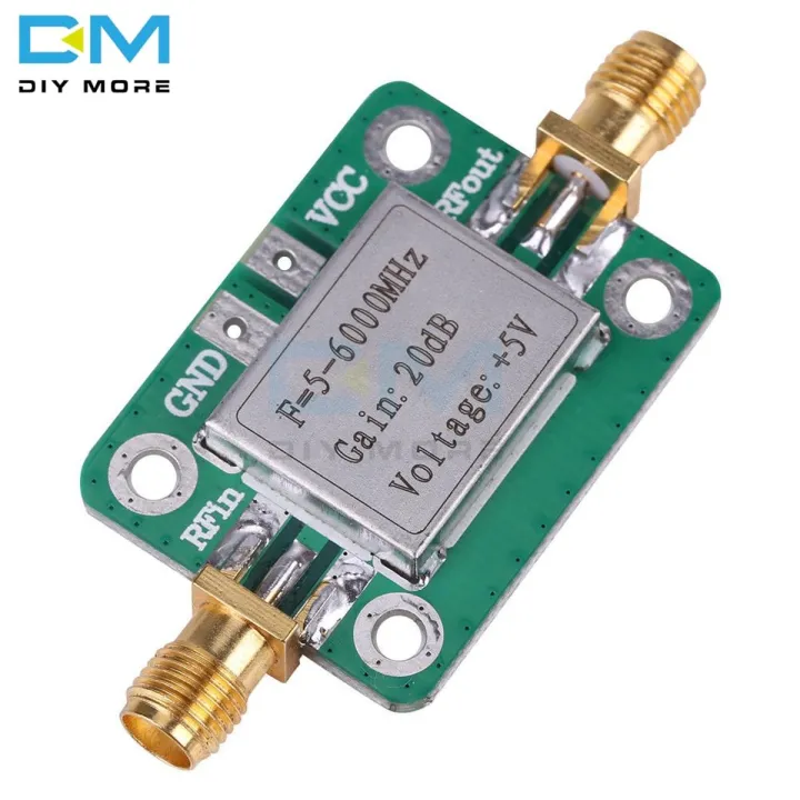 【Fast-selling】 5-6000MHz RF 20dB Gain Broadband Signal Power Amplifier ...