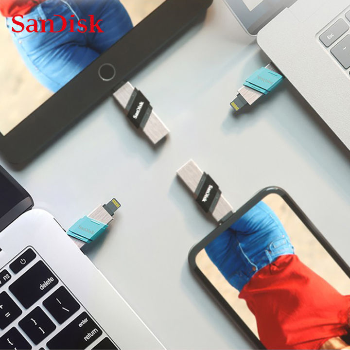 SanDisk%20USB%20Flash%20Drive%20iXpand%20Flip%20OTG%20Lightning%20USB%203.1%20Stick%2064GB%20128GB%20256GB%20Pen%20Drive%20MFi%20For%20iPhone%20iPad%20and%20USB%20Type-A%20-%20Image%206