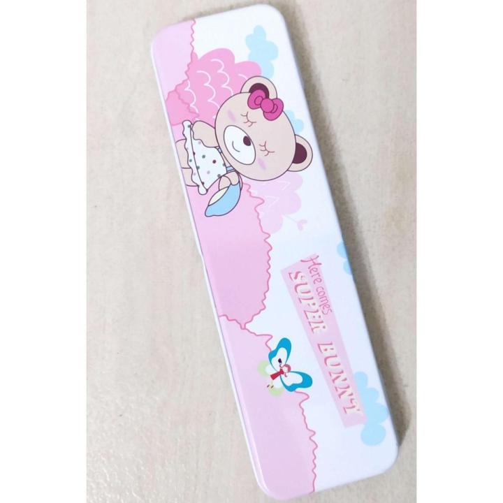 Tin Pencil & Pen Box