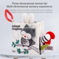 Baby Soft Tail Cloth Book Educational Learning Toy For Toddlers Newborns Visually Stimulate A Variety Of Tactile Training. 