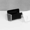 Transparent Acrylic card holder  Plastic 50 cards Transparent business card case Label box Acrylic Plastic  holder for Office use Networking events Sales professionals Business meetings Business card. 