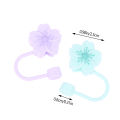 【Top Picks】 Flower Straw Covers For Water Bottle Flower Shape Dust Cap Straw Tips Cover Cup Accessories For 8mm.