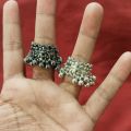 Exclusive Indian Oxidised Silver Finger Ring for Women.