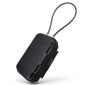 Lock Box, Phone Lock Box, Security Lock Box, Transparent Outdoor Waterproof Travel Safe,Password Beach Box Easy to Use ,Black.