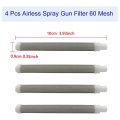 4 Pieces Sprayer Nozzle and 4 Pieces Spray Filter (215 315 417 523). 