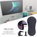 【happy one】Rotating Computer Arm Rest Pad, Ergonomic Adjustable PC Wrist Rest Extender, Desk Attachable Mouse Pad Health Care A.