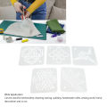 Sewing Template Quilting Template Semi Transparent Wide Application 23PCS Set Abrasion Resistant for Home Decoration. 