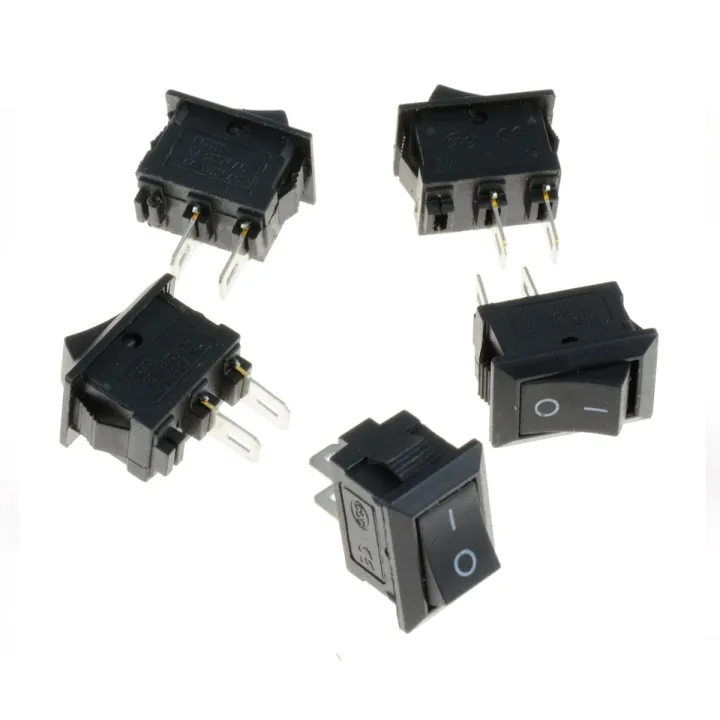 Small Dc Rocker Switch Mini Dc on off Switch/Rocker Black | Daraz.com.bd