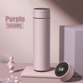 500ML Tea Water Separation Intelligent Insulated Mug Thermos Flask Stainless Steel Vacuum Kettle Coffee Mug Thermos Mug. 