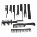 10 PCS Hair Stylists Professional Styling Comb Set Variety Pack Great for All Hair Types & Styles. 