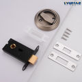 Stainless steel pull ring lock invisible door lock single and double-sided pull ring surface-mounted round handle [factory wholesale]. 