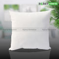 Standard Fiber Cushions, Tissue Fabric, White, (18"x18"), Set of 5.