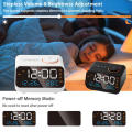 Snooze LED Digital Alarm Clock Clock Temperature  Calendar Calendar FM  Temperature FM  for LED Digital Alarm Clock  Calendar Temperature FM  Bedside Snooze Clock. 