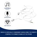 Earphones Headsets in-ear 3.5mm Wired Mic/Volume Control For Galaxy S4. 