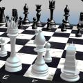 Chess Board Master Game - Black and White for Regular Use. 
