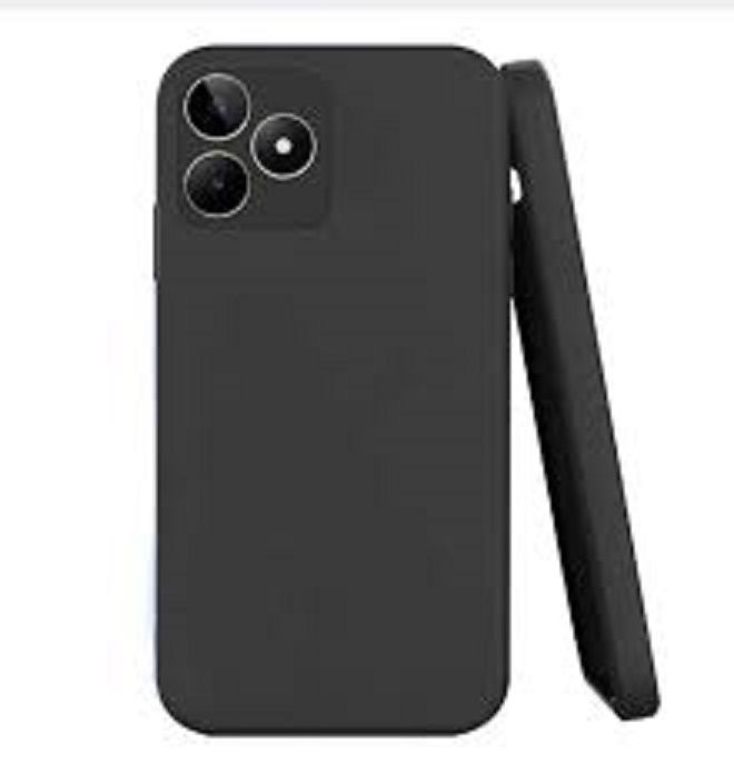 For Realme C51 Heavy Strong Liquid Silicone Soft Gel Rubber Shockproof Back Cover
