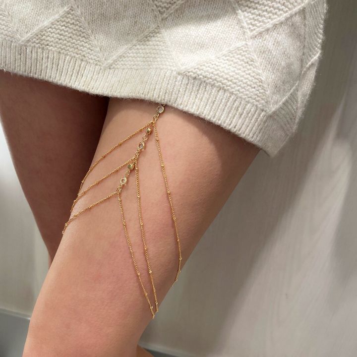 Bohemian%20Elastic%20Band%20Leg%20Thigh%20Chain%20Women%20Beach%20Long%20Tassel%20Multilayer%20Adjustable%20Body%20Jewelry%20Dress%20Decorate%20Unisex%20-%20Image%203