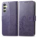 （COD)Four-leaf Clasp Embossed Buckle Leather Phone Case For Samsung Galaxy A25 5G/Samsung Galaxy S23 FE 5G/Samsung Galaxy A15. 
