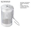 Easy-to-use Tea Infuser with Fine Filter Holes Tea Strainer Stainless Steel Secure Lid Fine Mesh with Handle Simple Operation Food-grade Infuser Tea Infuser with Lid Buckle Design.