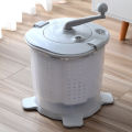 Andarm Mini Portable Washing Machine 2 In 1 Hand Operated Cranking Mini Washer. 