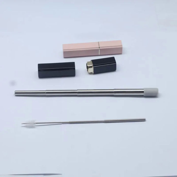 Lipstick%20Straw%20Retractable%20Pocket%20Straw%20Stainless%20Steel%20Portable%20Environmental%20Protection%20with%20Brush%20Straw%20Box%20of%202PCS%20-%20Image%205