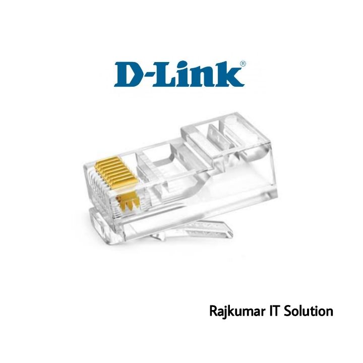 D-link%20Rj45%20Plug%20Ethernet%20Gold%20Plated%20Network%20Connector%20-%20100Pcs%20-White%20-%20Image%205