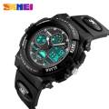 SKMEI Kids Fashion LED Backlight Alarm Dual Display Girls Boys Shock Resistant Waterproof Digital Watch 1163.