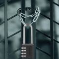 2 Pack Outdoor Combination Padlock Long Shackle Lock 6.5cm Shackle Waterproof 4 Digit Resettable Combination Lock.