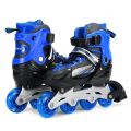 Premium Skating Shoes for Boys Kids Girls Teens & Adults - Adjustable Inline Youth Skates Roller For Age 6 to 22 Years - 4 Wheels Skates Roller - Unisex Design 2025 - Outdoor Skating Shoes - PU Strong Wheels (Free Socks). 