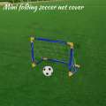 Indoor Mini Folding Football Soccer Ball Goal Post Net Set+Pump. 