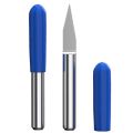 Carbide PCB Engraving Bits 3.175mm 0.1mm CNC Router Bit grinding sculpture Tool. 