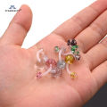 Sparkling Powder 5pcs/lot Clear Soft Acrylic Belly Ring Navel Piercing Helix Earring Curved Barbell Belly Button Rings Jewelry. 