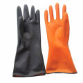 1 Pair Industrial 2 Colour Rubber Hand Gloves.