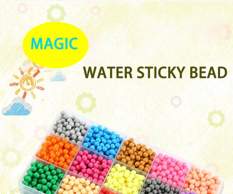 Handmade Magic Water Fuse Beads Creative Beads DIY Art Crafts Toys