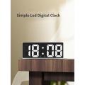 Alarm Clock Digital Temperature Display Dual Alarms Snooze Desktop Table Clock 12/24H LED Clocks Home Decor. 