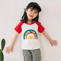 Children's Clothing T-Shirt Kids Clothes Boys Girls Summer Cartoon Tops Short Sleeve Clothes 100% Cotton Baby Clothing.
