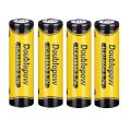 3.7v 18650 1200mAh LSD Li-on Rechargeable Pointed Head Battery- 4pcs.