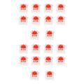 TWEXQNY 20Pcs Plastic For Cherry Red 3 Pin MX RGB Mechanical Switch Keyboard Replacement.
