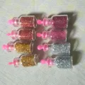 Mini Size Glitter Bottles for Crafting ( 5 pieces ). 