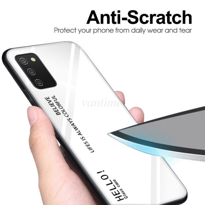 Vantime%20for%20Samsung%20Galaxy%20A03S%20Case%20Gradient%20Phone%20Back%20Hard%20Glass%20Cover%20-%20Image%204