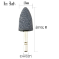 8 Pcs Cone Shape Grinding Stone - 1/4inch Hex Shank Abrasive Stone Mounted Grinding Point for Rotary Tool Drill (25mm).