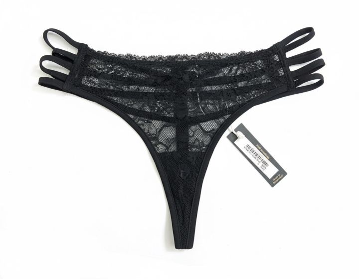 Transparent thin belt thongs T back thongs women panties