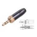 5Pcs Lavalier Lapel Microphone 3.5mm Plug with M6 Internal Thread Internal Thread Cable For-Sony For-Sennheiser. 