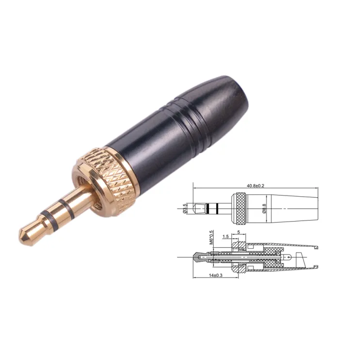 5Pcs%20Lavalier%20Lapel%20Microphone%203.5mm%20Plug%20with%20M6%20Internal%20Thread%20Internal%20Thread%20Cable%20For-Sony%20For-Sennheiser%20-%20Image%203