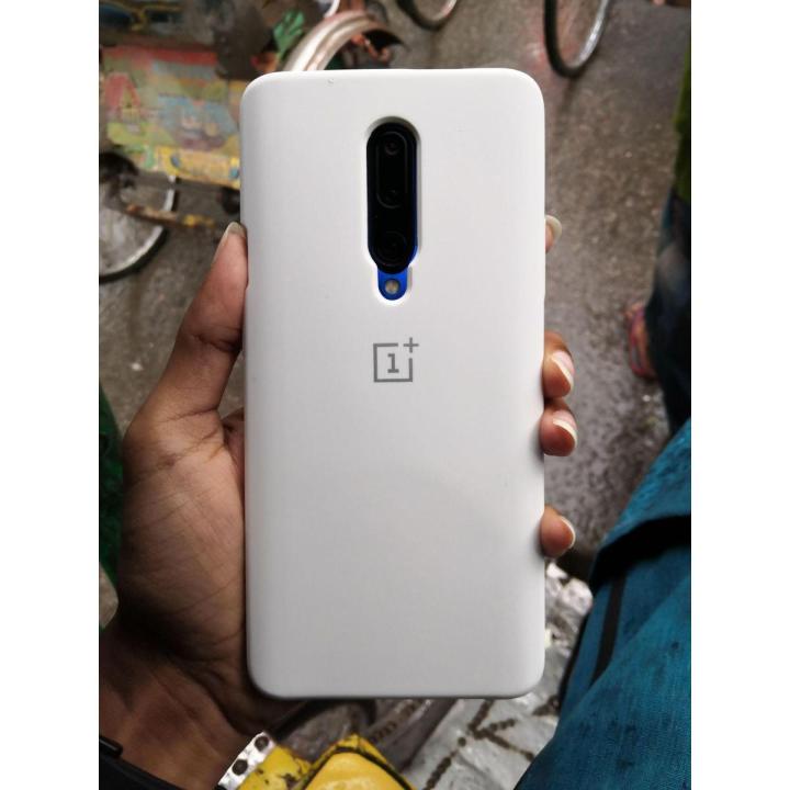OnePlus 7 Pro Silicone Case / Back Cover - White