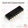 7447 SN74HC47N 74HC47 74LS47 Decoder IC Dual In Package DIP 16 Pin IC Electrical Circuitry & Parts. 