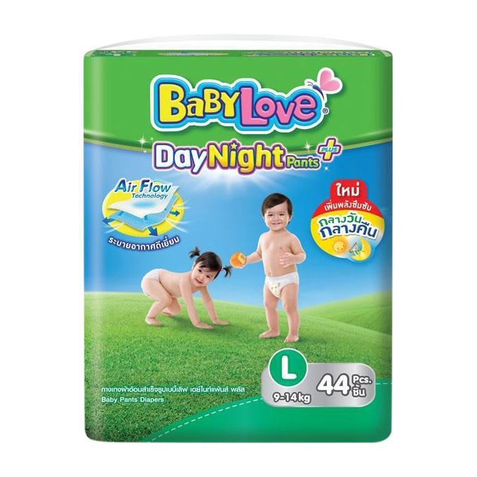 Day Night Pants Plus Baby Diaper L (9-14 kg) 44pcs