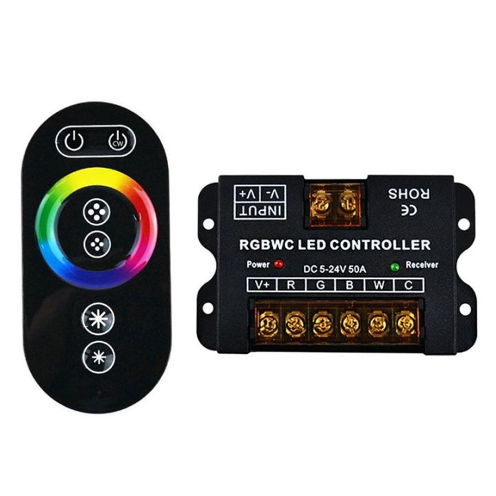 LED Light Strip Controller High Power RGBWC Lamp Remote Control Light ...
