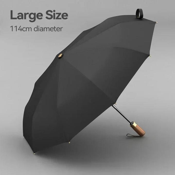 OLYCAT%20Fully%20Automatic%20Umbrella%20for%20Men,%2010K%20Windproof%20Folding%20Umbrella,%20280T%20Fabric,%20Big%20Golf%20Parasol%20Umbrella%20Wooden%20Handle%20Moonlight%20Shines%20-%20Image%204