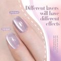 BORN PRETTY 10ml Sparkling Water Light Cat Magnetic Gel Nail Polish Vernis Semi Permanent Soak Off Crystal Gel Polish For Nails.